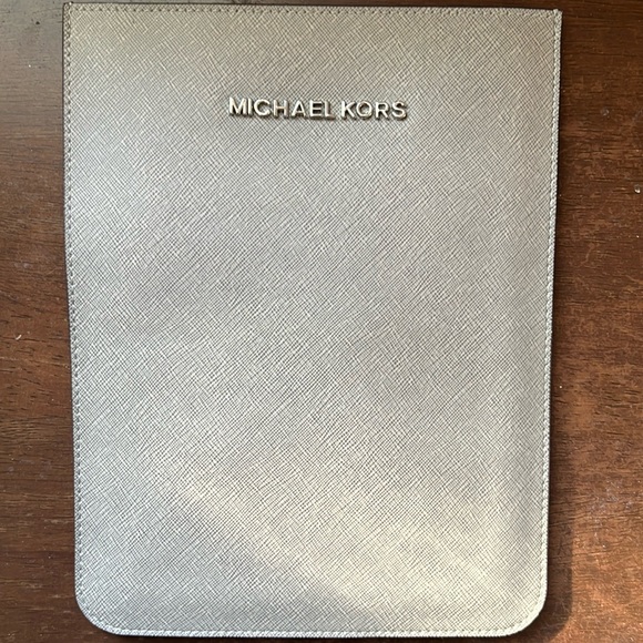 Michael Kors Mini iPad Sleeve in Grey - Picture 1 of 3